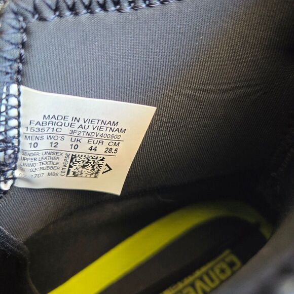 Converse Chuck Taylor All Star Waterproof Sz 10 Men Counter Climate Lunarlon hig - Picture 10 of 12